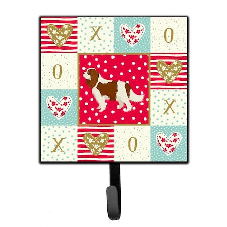 Carolines Treasures 4.25 x 1 x 7 in. Cavalier Spaniel Love Leash or Key Holder CK5919SH4